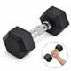 thumbnail image 3 of Mancuerna Profesional Hexagonal 5kg caucho  acero Fitness, 3 of 7