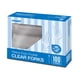 thumbnail image 1 of Tenedores de plástico POSATE, pesados, transparentes, desechables, 100 unidades, 1 of 9
