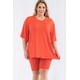 thumbnail image 1 of Conjunto De Top Holgado Y Shorts De Ciclista De Talla Grande, 1 of 2