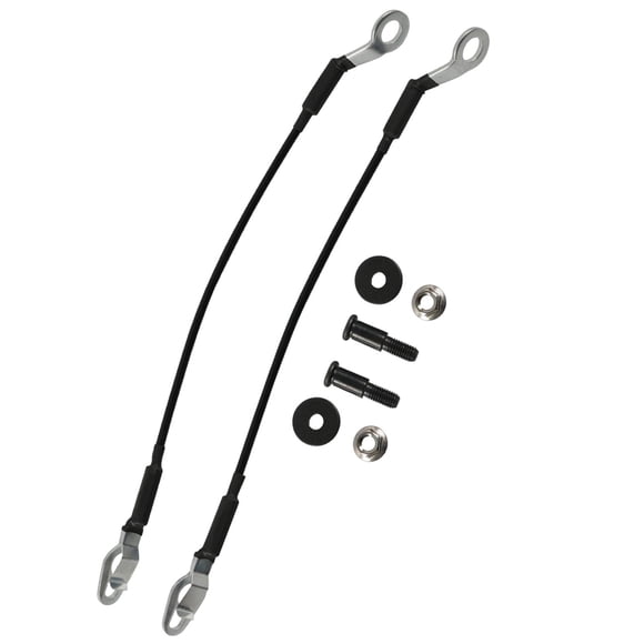 Correa de cable para portón trasero de automóvil 88980509 88980510 compatible con SUV Pickup Truck Direct reemplaza profesional de 1 pieza