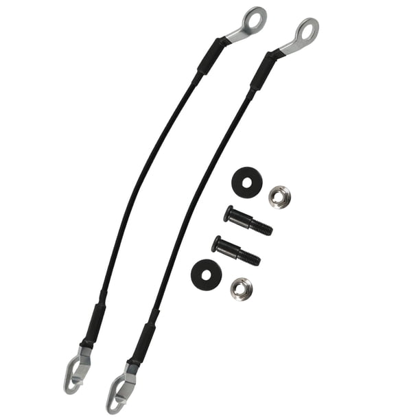 Correa de cable para portón trasero de automóvil 88980509 88980510 compatible con SUV Pickup Truck Direct reemplaza profesional de 1 pieza