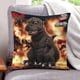 thumbnail image 1 of GODZILLA Fundas de almohada de terciopelo con tema, regalos de funda de almohada, decoración para el hogar, cojín de lanzar, regalo de cumpleaños para fans y parejas. 45cm x 45cm., 1 of 6