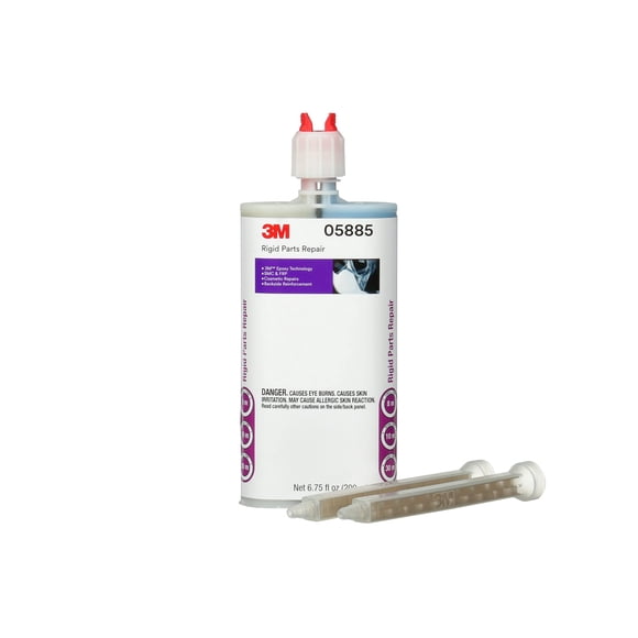 Cartucho Adhesive Filler 3M Rigid Parts Repair 05885, azul, 200 ml