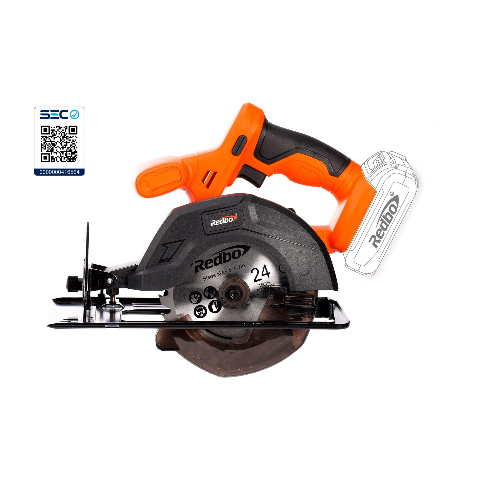 Sierra Circular Inalámbrica Redbo Cs 21v-140