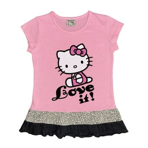 Polera Niña Hello Kitty Rosa 8