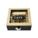 thumbnail image 3 of Caja De Te 4 Divisiones Tapa Con Diseño Decorativa Decohogar, 3 of 7
