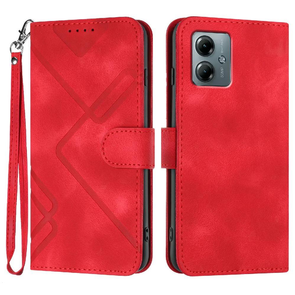 Funda Foxdock Para Motorola Moto G Play 2025 – Tipo Libro Con Soporte, Billetera, Correa Y Diseño Elegante
