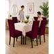 thumbnail image 5 of Juego De 6 Fundas Para Sillas De Comedor Ajustables Texturizadas, 5 of 6