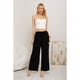 thumbnail image 1 of Pantalon Palazzo Algodon Mujer Tipo Lino Bota Ancha 3002, 1 of 3