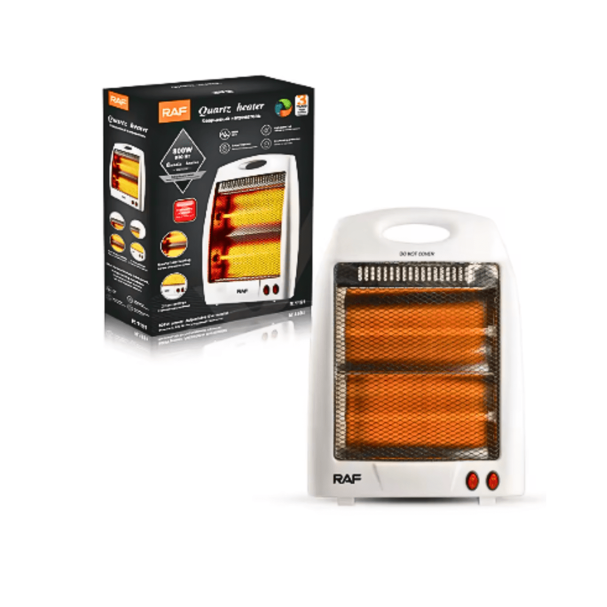 Genérico - Estufa Calefactor Eléctrico Ajustable 800w Blanco