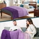 thumbnail image 5 of Manta PAVILIA Fluffy Sherpa Ombre 150 x 200 cm, color morado, 5 of 7