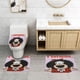 thumbnail image 2 of Juego de 3 Alfombras de Baño de Terciopelo Coral Mafalda, 2 of 6