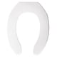 thumbnail image 1 of Asiento para inodoro Bemis 1055SSC frontal abierto alargado blanco, 1 of 6