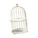 thumbnail image 2 of Postre Cupcake Stand Nordic Cosmetic Rack Para Living Room Dresser Countertop Oro Blanco 2 Niveles, 2 of 5