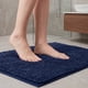 thumbnail image 2 of REGALWOVEN Alfombras de Baño, Alfombrillas de Baño Suaves y Esponjosas Antideslizantes de Microfibra Extra Gruesa Azul Oscuro 20" x 32", 2 of 7