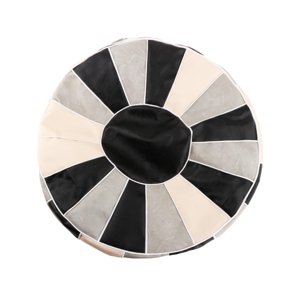 Bothyi - Funda De Puf Sin Relleno, Funda Para Reposapiés, Taburete Para Entrada, Mesita De Noche, Dormitorio, Redonda