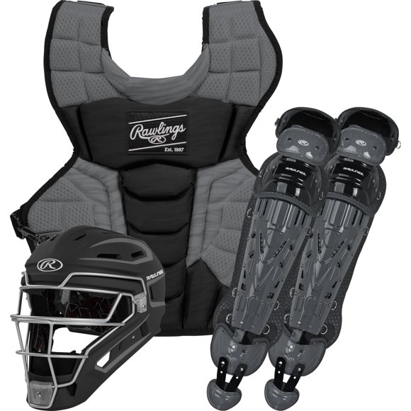 Rawlings VELO 2.0 Set de Receptor de Béisbol Adulto 15+ Negro