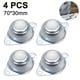 thumbnail image 1 of 4 ruedas transportadoras de bolas pequeñas y resistentes, de nailon, para transferencia de muebles, maquinaria y equipaje., 1 of 8