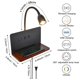 thumbnail image 5 of Lámpara de pared SENFAY negra con cargador inalámbrico y puerto USB, 5 of 7