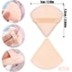 thumbnail image 2 of 6 borlas para polvos, borla triangular con correa, borla de algodón puro, borla de terciopelo para rostro para contornear, debajo de los ojos y las esquinas, herramientas de maquillaje de belleza., 2 of 7