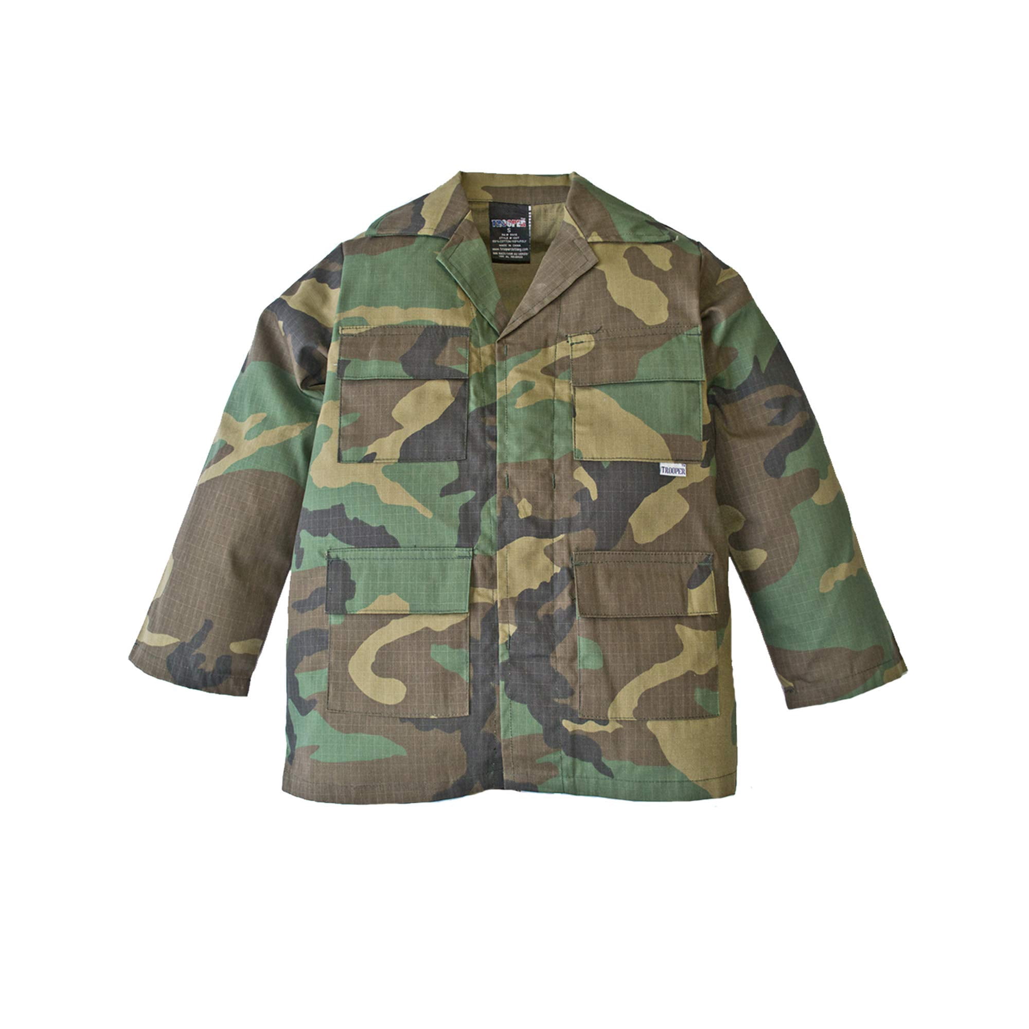 Uniform Top Trooper Clothing Classic Bdu Camo Para Niños
