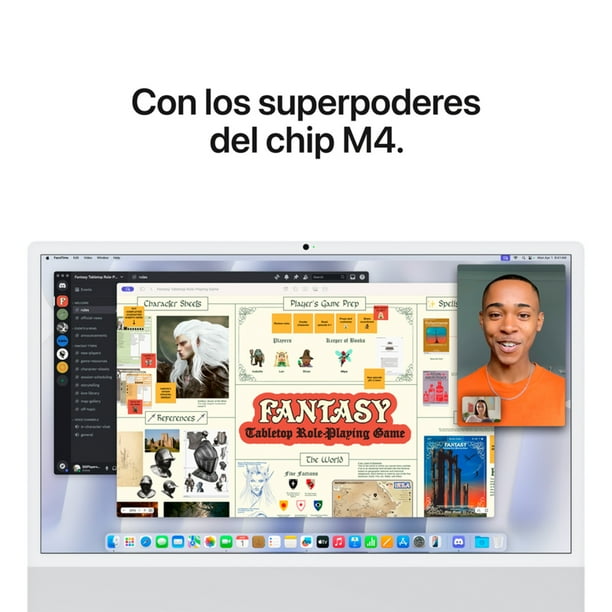 iMac Ret 4.5K 24/ M4 10C/ GPU 10C/ 16GB RAM/ 512GB Plata | Lider