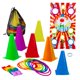 thumbnail image 1 of Ring Toss Games New Bounce 4 en 1 Carnival Outdoor Kids, 1 of 9