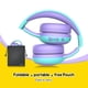 thumbnail image 5 of Auriculares Bluetooth para niños Gorsun con micrófono, color morado, 5 of 7