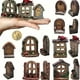 thumbnail image 2 of 8pcs Fairy Garden Accessories, Miniature Fairy Door And Window For Trees Mini Fairy Doors And Windows For Garden Bonsai Terrarium Micro Landscape Decoration Fairy Garden Miniatures, 2 of 2