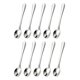 thumbnail image 1 of Xiao Hua Paquete de 10 Cucharas para Condimentos, mini Cucharas de Acero Inoxidable de 3 Pulgadas, Pequeña Cuchara Plateada Linda, Adecuada para Latas de Especias en Polvo, 1 of 4