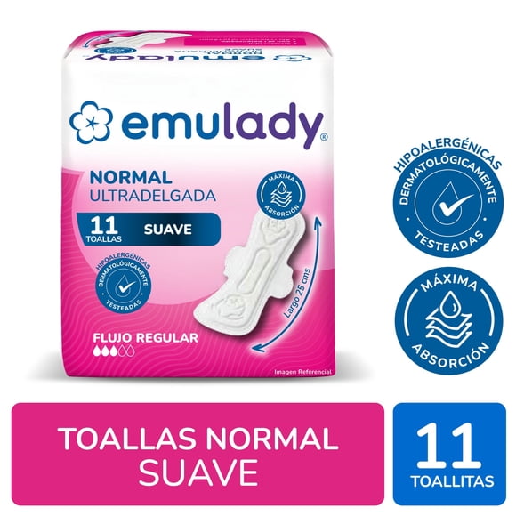 Toalla higiénica Día Normal Suave, 11 Un