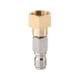thumbnail image 5 of Conector Adaptador de Rosca Conjunto de Adaptador de Manguera de Agua Conexión Rápida de Acero Limpieza M22 Varilla de Lavado Antibobinado a Conector agujero 22mm, 5 of 5