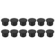 thumbnail image 1 of Uxcell Tapón de Agujero de Goma de Silicona Diámetro 14mm Tapón Flexible Suave para Agujero de 13-14mm Negro 12 Piezas, 1 of 5