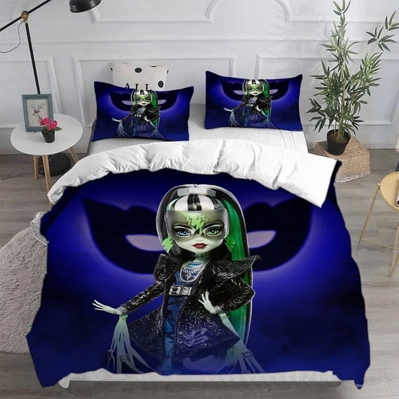 Monster High Bedding Set 3D Printing Home Decoration Pillowcase Quilt Cover Cute Gift To Family and Friends Bed Sheets