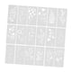 thumbnail image 1 of 18 Plantillas De Pintura De Flores Reutilizables Para Lienzo Pintado A Mano., 1 of 5