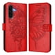 thumbnail image 1 of Funda cartera mariposa para Samsung Galaxy A56 5G con soporte y ranuras para tarjetas Rojo, 1 of 5