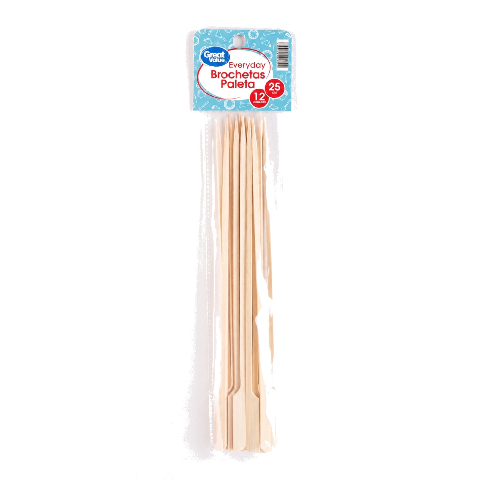 Brochetas Paleta Grande (12 Un) 1 Un Great Value