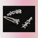 thumbnail image 5 of REGALWOVEN 10 Piezas Clips de Estrellas para el Cabello Horquillas de Estrellas de Aleación 8 Formas Accesorios para el Cabello Y2K para Mujeres Tono Plateado, 5 of 7