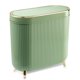 thumbnail image 1 of Bote de basura Supteron de 12 L/3.2 galones con tapa para baño, color verde menta, 1 of 7