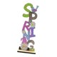 thumbnail image 5 of Primavera De Pascua Adorno De Madera Escritorio Estatuilla De Mesa Juguetes Primavera Vertical, 5 of 5