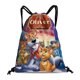 thumbnail image 1 of Oliver y su Pandilla Mochila de Cuerdas para Deportes y Gimnasio, Bolsa de Cuerdas Resistente al Agua, Bolsa Cinch, 30×40cm, 1 of 6