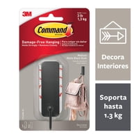 Comand - Gancho Adhesivo Negro Mate X1 Command