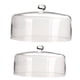 thumbnail image 2 of 2x Clear Cake Dome Tope Tail Bande, 2 of 5