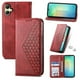 thumbnail image 4 of Funda Flip FOXDOCK para Samsung Galaxy A07 , Estilo Billetera con Diseño Rombo, Correa de Mano y Soporte, Uso Diario, 4 of 6