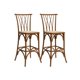 thumbnail image 1 of Pack 2 Sillas Altas Amelia de Madera - Caoba, 1 of 3