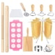 thumbnail image 1 of Juego de herramientas para hacer pasta, 12 unidades, con tendedero y tabla para ñoquis, 1 of 3