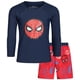 thumbnail image 1 of Conjunto de Natación para Niños Marvel con Camiseta de Lycra Spiderman Talla 10-12, 1 of 7