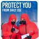 thumbnail image 5 of Equipo de protección personal desechable Medtecs Hazmat Suit AAMI de nivel 4, 5 of 6
