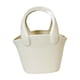 thumbnail image 1 of Florero De Cerámica Creativo Decorativo Bolso De Mano Para Mesa De Oficina Mesa De Comedor Blanco, 1 of 3
