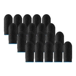 Bothyi - 20 Piezas Fundas Para Dedos Para Juegos Funda Transpirable Antisudor Para Juegos Móviles Azul